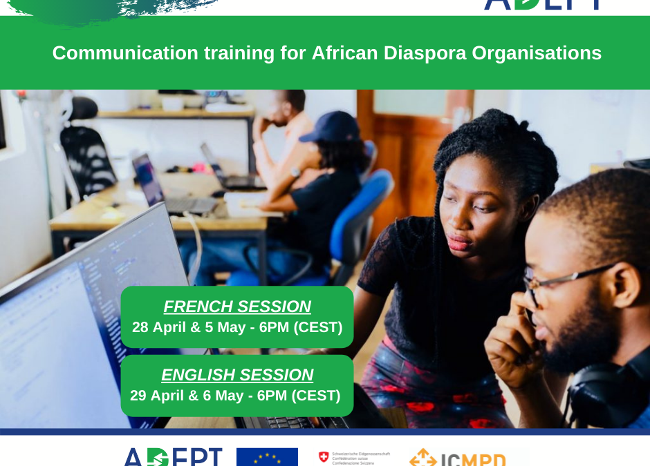 ADEPT’s communication training for African Diaspora Organisations