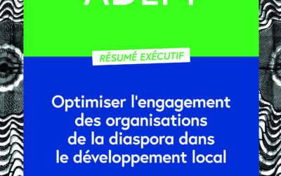 Recherche ADEPT : “Comment optimiser l’engagement de la diaspora africaine dans le développement local”