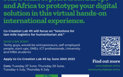 Digilogic’s fifth Co-Creation Lab: Solutions for last-mile Logistics for Humanitarian Aid